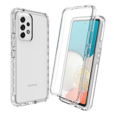 Funda Silicona Carcasa Ultrafina Transparente Goma Frontal y Trasera 360 Grados Gradiente para Samsung Galaxy A53 5G Claro