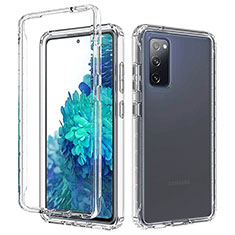 Funda Silicona Carcasa Ultrafina Transparente Goma Frontal y Trasera 360 Grados Gradiente para Samsung Galaxy S20 FE 4G Claro