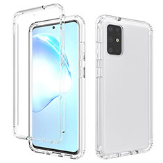 Funda Silicona Carcasa Ultrafina Transparente Goma Frontal y Trasera 360 Grados Gradiente para Samsung Galaxy S20 Plus Claro