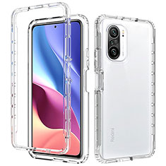 Funda Silicona Carcasa Ultrafina Transparente Goma Frontal y Trasera 360 Grados Gradiente para Xiaomi Mi 11X 5G Claro