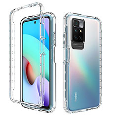 Funda Silicona Carcasa Ultrafina Transparente Goma Frontal y Trasera 360 Grados Gradiente para Xiaomi Redmi 10 (2022) Claro