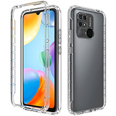 Funda Silicona Carcasa Ultrafina Transparente Goma Frontal y Trasera 360 Grados Gradiente para Xiaomi Redmi 10 Power Claro