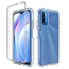 Funda Silicona Carcasa Ultrafina Transparente Goma Frontal y Trasera 360 Grados Gradiente para Xiaomi Redmi 9 Power Claro