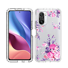 Funda Silicona Carcasa Ultrafina Transparente Goma Frontal y Trasera 360 Grados JX1 para Xiaomi Mi 11X 5G Rosa