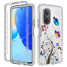 Funda Silicona Carcasa Ultrafina Transparente Goma Frontal y Trasera 360 Grados para Huawei Honor 50 SE 5G Azul Cielo