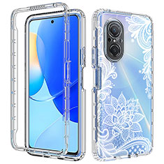 Funda Silicona Carcasa Ultrafina Transparente Goma Frontal y Trasera 360 Grados para Huawei Honor 50 SE 5G Blanco