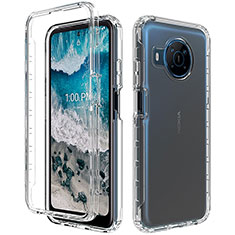 Funda Silicona Carcasa Ultrafina Transparente Goma Frontal y Trasera 360 Grados para Nokia X100 5G Claro