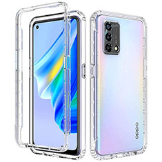 Funda Silicona Carcasa Ultrafina Transparente Goma Frontal y Trasera 360 Grados para Oppo A95 4G Claro