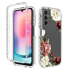 Funda Silicona Carcasa Ultrafina Transparente Goma Frontal y Trasera 360 Grados para Samsung Galaxy A25 5G Vistoso