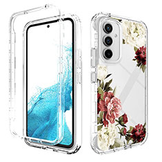 Funda Silicona Carcasa Ultrafina Transparente Goma Frontal y Trasera 360 Grados para Samsung Galaxy A54 5G Rosa