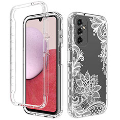 Funda Silicona Carcasa Ultrafina Transparente Goma Frontal y Trasera 360 Grados para Samsung Galaxy M44 5G Blanco