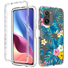 Funda Silicona Carcasa Ultrafina Transparente Goma Frontal y Trasera 360 Grados para Xiaomi Mi 11X Pro 5G Azul Cielo