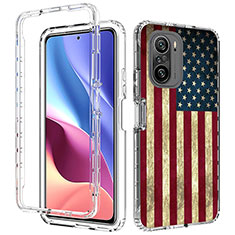 Funda Silicona Carcasa Ultrafina Transparente Goma Frontal y Trasera 360 Grados para Xiaomi Poco F3 5G Multicolor