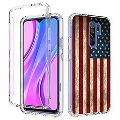 Funda Silicona Carcasa Ultrafina Transparente Goma Frontal y Trasera 360 Grados para Xiaomi Poco M2 Multicolor