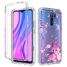 Funda Silicona Carcasa Ultrafina Transparente Goma Frontal y Trasera 360 Grados para Xiaomi Poco M2 Rosa