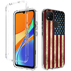 Funda Silicona Carcasa Ultrafina Transparente Goma Frontal y Trasera 360 Grados para Xiaomi Redmi 9 Activ Multicolor