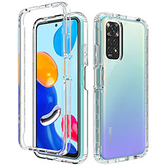 Funda Silicona Carcasa Ultrafina Transparente Goma Frontal y Trasera 360 Grados para Xiaomi Redmi Note 11S 4G Claro