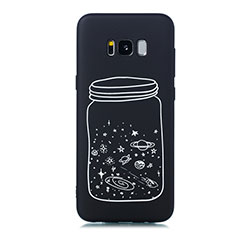 Funda Silicona Gel Goma Estrellado Carcasa para Samsung Galaxy S8 Blanco