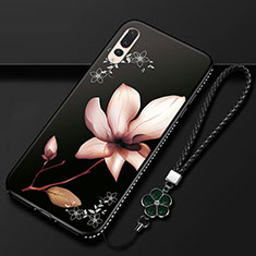 Funda Silicona Gel Goma Flores Carcasa K01 para Huawei P20 Pro Multicolor