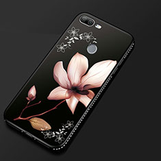 Funda Silicona Gel Goma Flores Carcasa para Huawei Honor 9 Lite Rosa