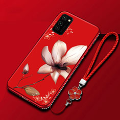 Funda Silicona Gel Goma Flores Carcasa para Huawei Honor V30 5G Vistoso