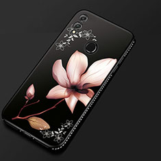 Funda Silicona Gel Goma Flores Carcasa para Huawei Honor View 10 Lite Rosa