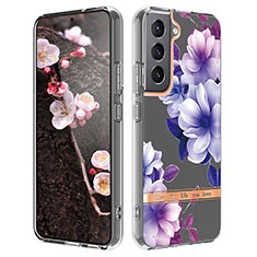 Funda Silicona Gel Goma Flores Carcasa para Samsung Galaxy S21 Plus 5G Multicolor