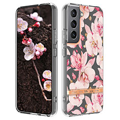 Funda Silicona Gel Goma Flores Carcasa para Samsung Galaxy S23 5G Rosa