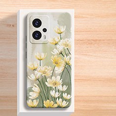 Funda Silicona Gel Goma Flores Carcasa para Xiaomi Redmi K50i 5G Vistoso