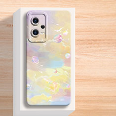 Funda Silicona Gel Goma Flores Carcasa para Xiaomi Redmi Note 12 5G Multicolor