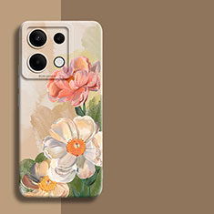 Funda Silicona Gel Goma Flores Carcasa para Xiaomi Redmi Note 13 Pro 5G Multicolor