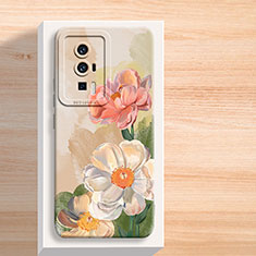 Funda Silicona Gel Goma Flores Carcasa S01 para Xiaomi Redmi K60 5G Multicolor