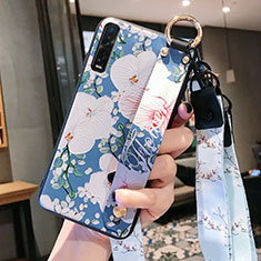 Funda Silicona Gel Goma Flores Carcasa S02 para Oppo Find X2 Pro Multicolor