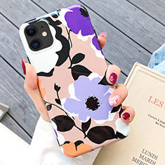 Funda Silicona Gel Goma Flores Carcasa S03 para Apple iPhone 11 Multicolor