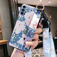 Funda Silicona Gel Goma Flores Carcasa S03 para Oppo Reno4 Pro 5G Multicolor