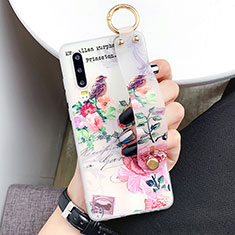 Funda Silicona Gel Goma Flores Carcasa S05 para Huawei P30 Multicolor