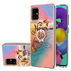 Funda Silicona Gel Goma Patron de Moda Carcasa con Anillo de dedo Soporte Y03B para Samsung Galaxy M40S Multicolor