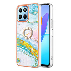 Funda Silicona Gel Goma Patron de Moda Carcasa con Anillo de dedo Soporte Y05B para Huawei Honor X6 Vistoso