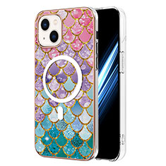 Funda Silicona Gel Goma Patron de Moda Carcasa con Mag-Safe Magnetic para Apple iPhone 14 Plus Vistoso