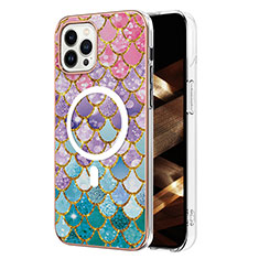 Funda Silicona Gel Goma Patron de Moda Carcasa con Mag-Safe Magnetic para Apple iPhone 14 Pro Vistoso