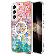 Funda Silicona Gel Goma Patron de Moda Carcasa con Mag-Safe Magnetic para Samsung Galaxy S25 5G Vistoso