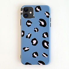 Funda Silicona Gel Goma Patron de Moda Carcasa para Apple iPhone 11 Azul