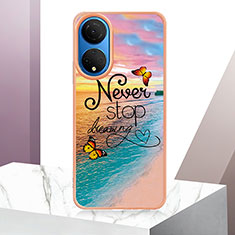 Funda Silicona Gel Goma Patron de Moda Carcasa Y01B para Huawei Honor X7 Multicolor