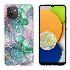 Funda Silicona Gel Goma Patron de Moda Carcasa Y01B para Samsung Galaxy A03 Multicolor