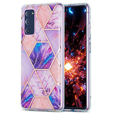 Funda Silicona Gel Goma Patron de Moda Carcasa Y01B para Samsung Galaxy S20 FE 4G Purpura Claro