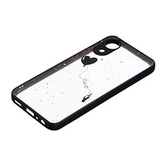 Funda Silicona Gel Goma Patron de Moda Carcasa Y01X para Samsung Galaxy A03 Core Negro