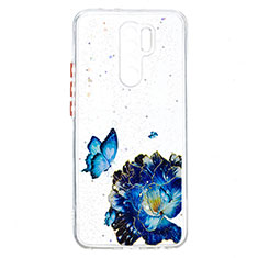 Funda Silicona Gel Goma Patron de Moda Carcasa Y01X para Xiaomi Poco M2 Azul