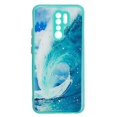 Funda Silicona Gel Goma Patron de Moda Carcasa Y01X para Xiaomi Poco M2 Verde