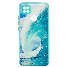 Funda Silicona Gel Goma Patron de Moda Carcasa Y01X para Xiaomi Redmi 9 Activ Verde