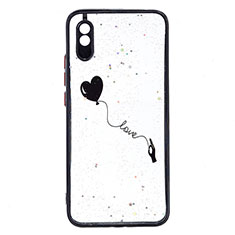 Funda Silicona Gel Goma Patron de Moda Carcasa Y01X para Xiaomi Redmi 9A Negro